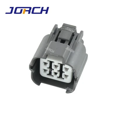 Musta 6P naaraspistoke Bus Shell Automotive Waterproof Connector DJ7068-2-21 6189-0133